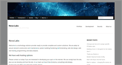 Desktop Screenshot of nova-labs.net