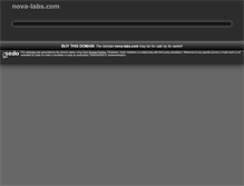 Tablet Screenshot of nova-labs.com